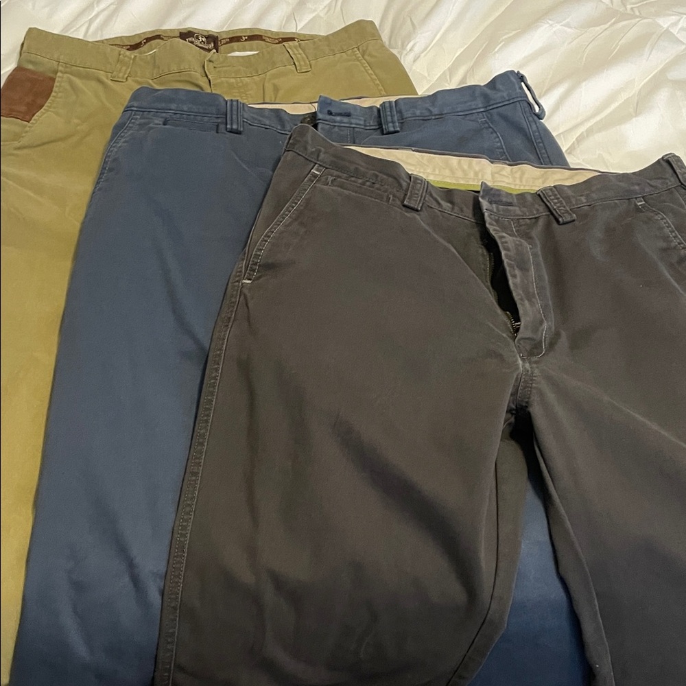 Men's Casual Pants - Charcoal, Blue, Tan - price is all 3